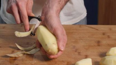 polpette al forno in umido con patate
